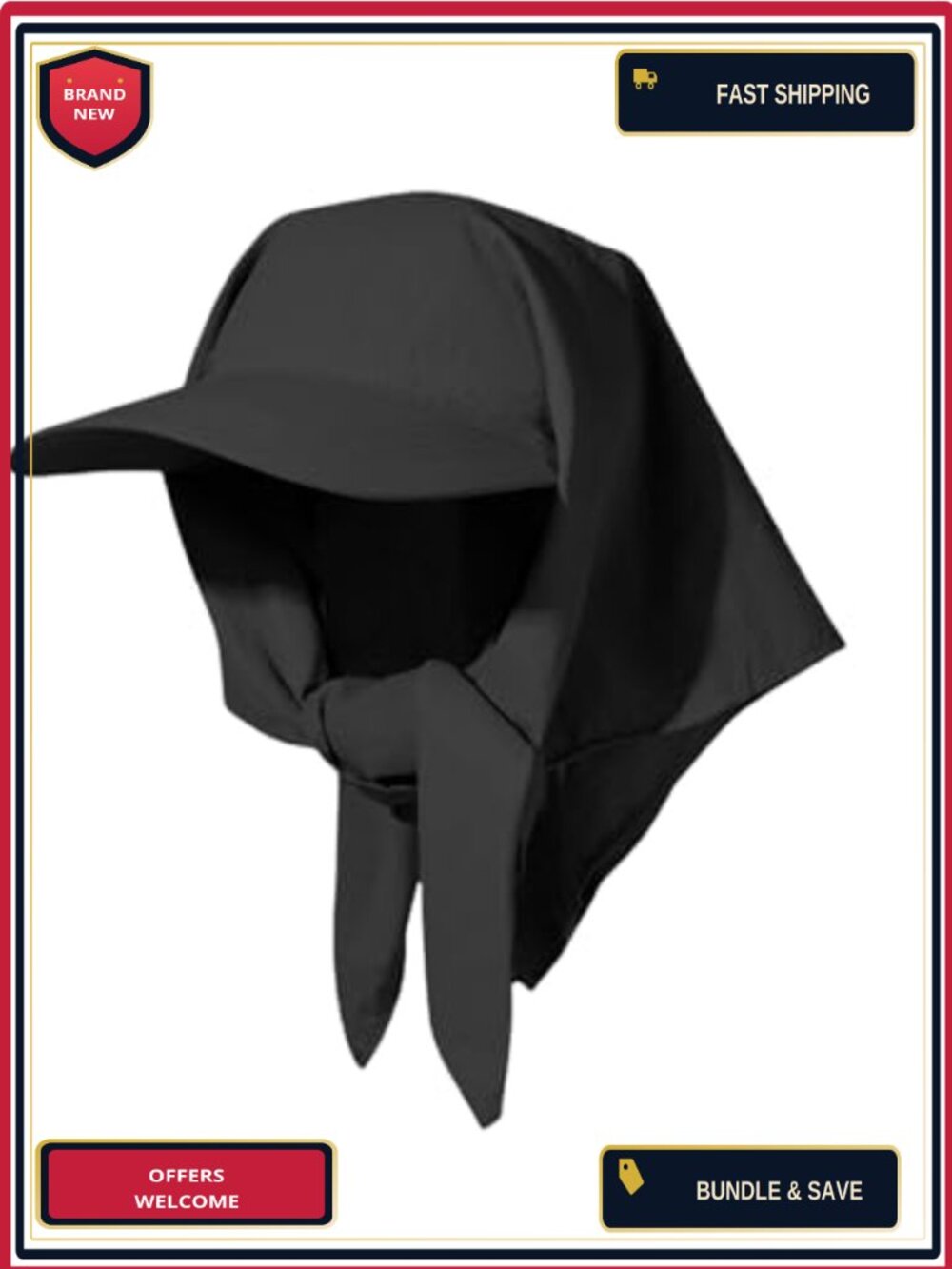 Unisex Quick Dry Hair Bandana Head Scarf Visor Baseball Cap Y2K Headwrap